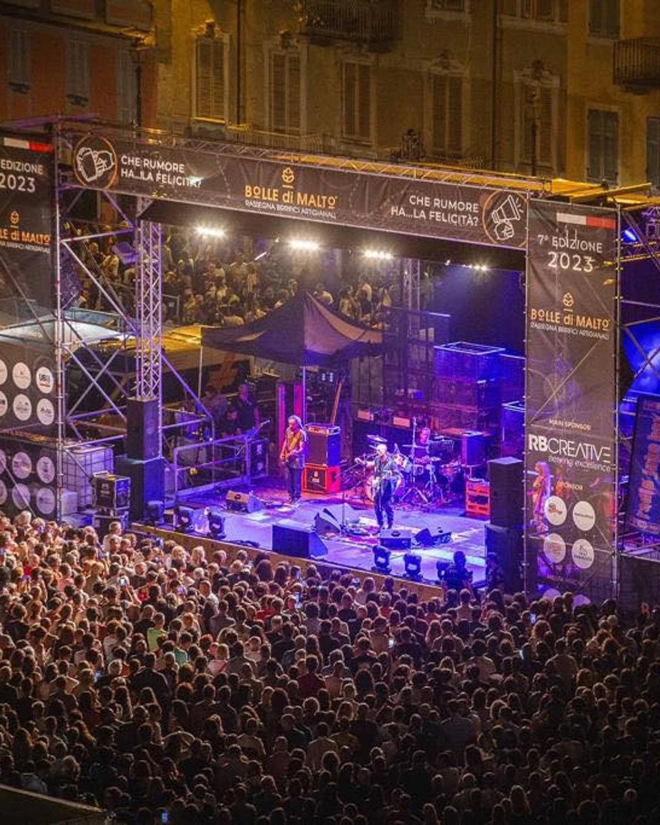 Il festival Bolle di Malto a Biella in Piazza Martiri della Libertà